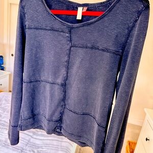 Pilcro top (Anthropologie) Size L Charcoal